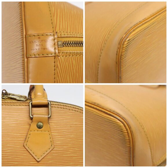LOUIS VUITTON Epi Alma Hand Bag Yellow - Picture 13 of 16